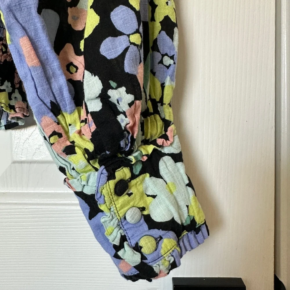 FREE PEOPLE Ariana Printed Crop Top - Size Medium